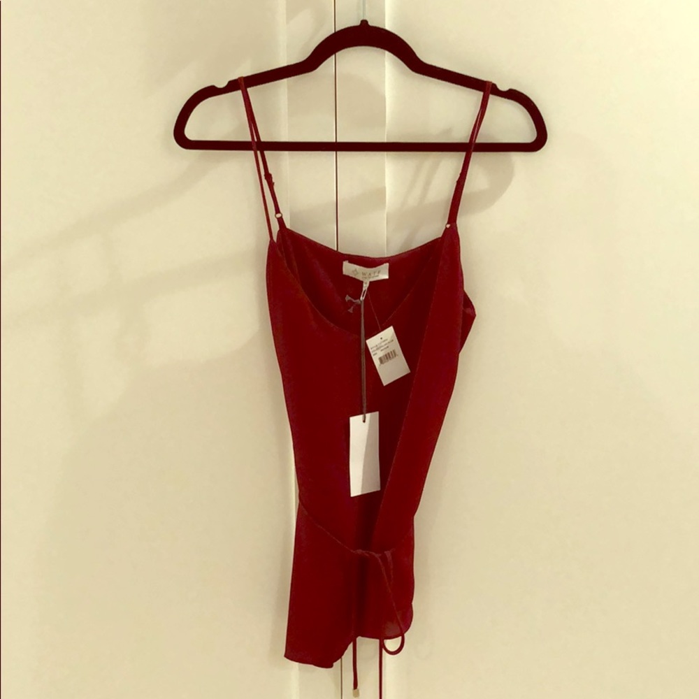 Wayf size M tie blouse NWT
